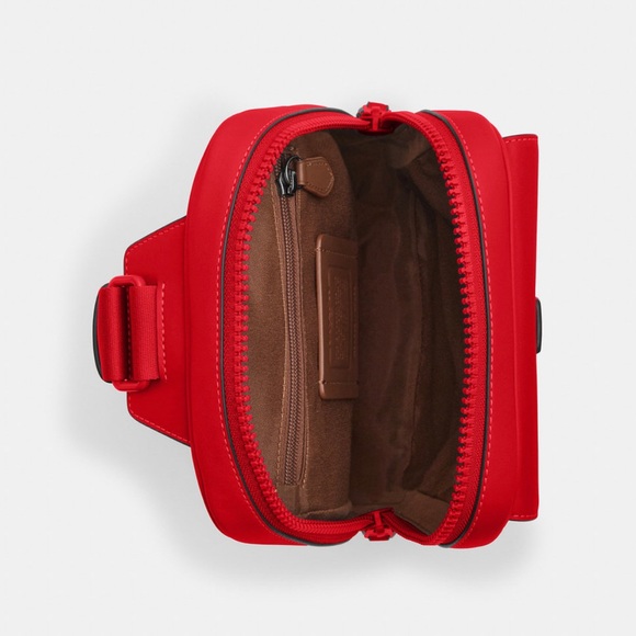 NWT Coach CP023 Track Pack Bright Poppy Red - Picture 6 of 7